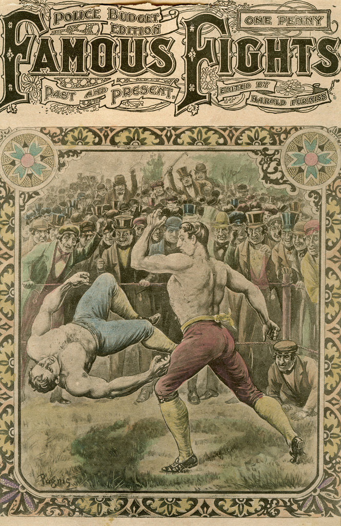 Detail of The fight between Tom Spring and Bill Neat by Pugnis