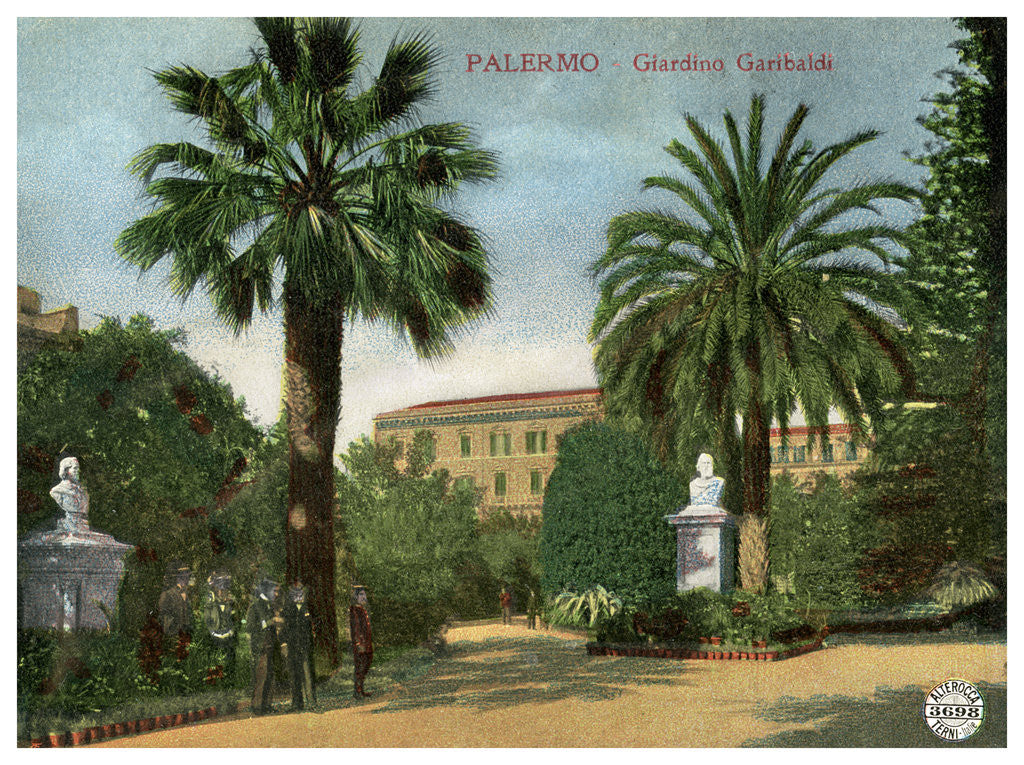 Detail of Garibaldi Garden, Palermo, Sicily, Italy by Anonymous