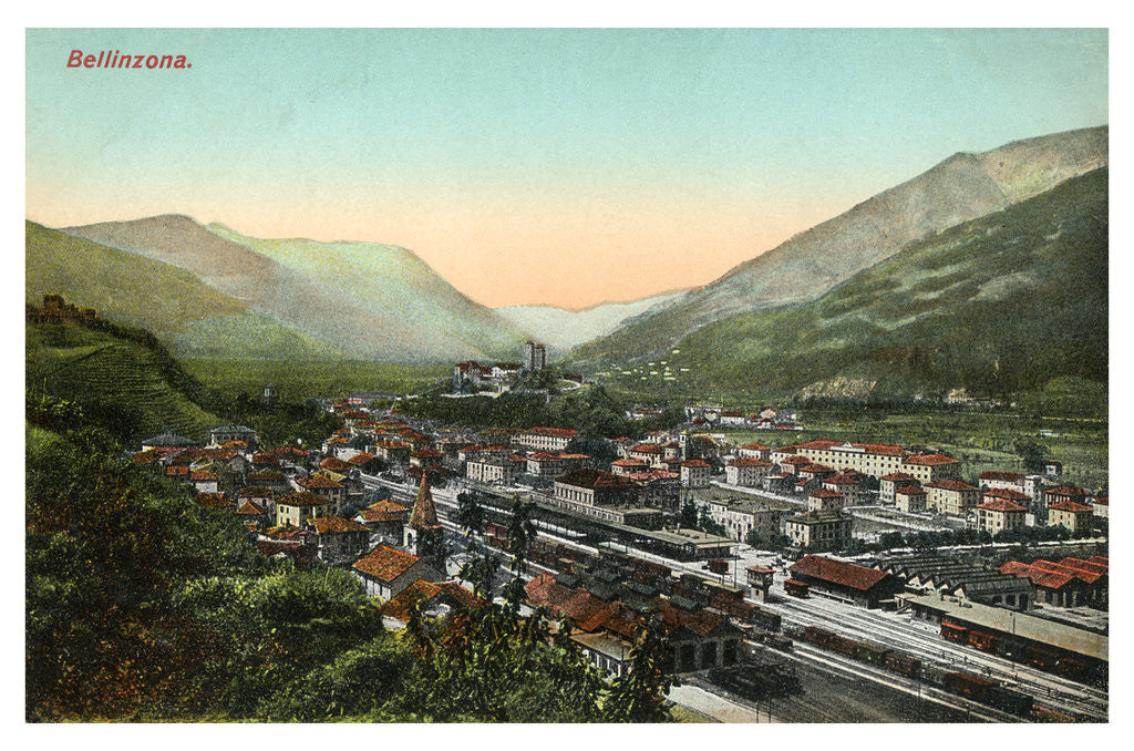 Detail of Bellinzona, Switzerland by Anonymous