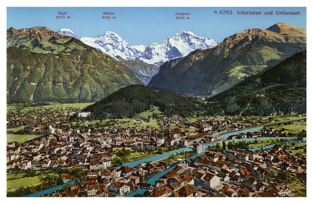 Detail of Interlaken, Switzerland by Anonymous