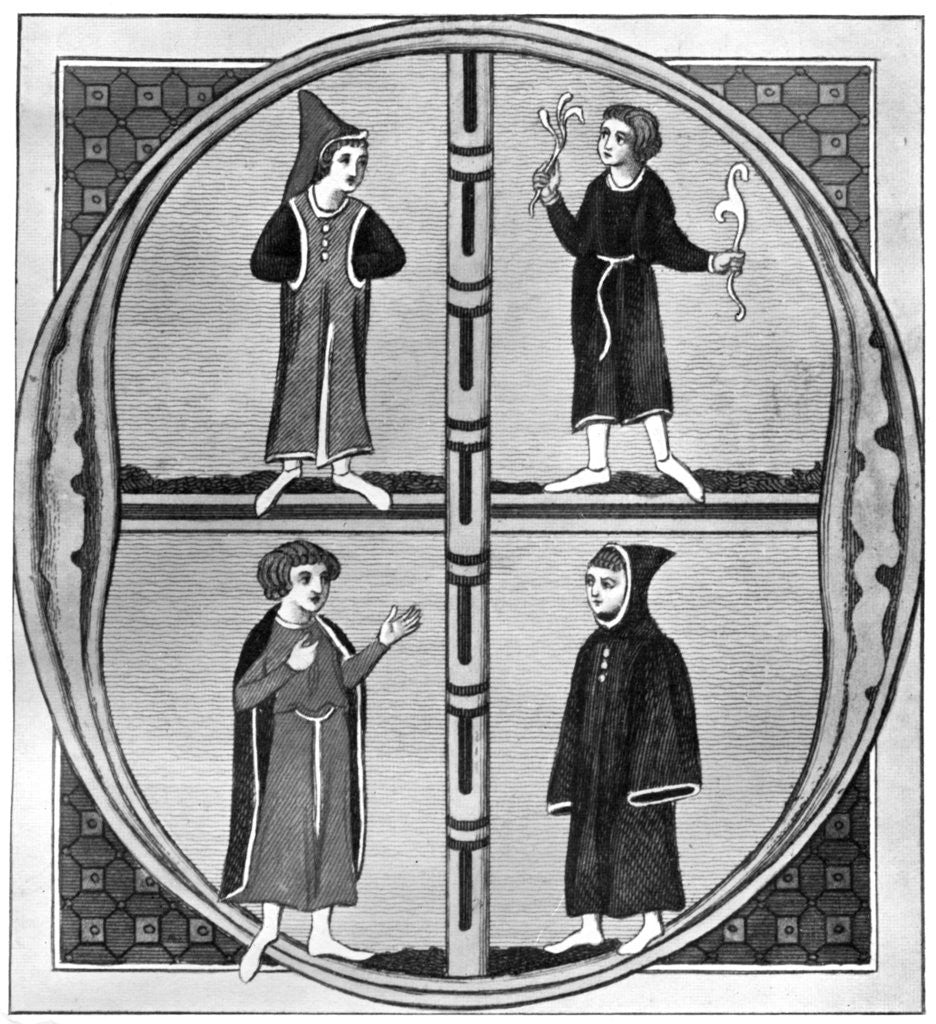 Detail of Costume of the Four Seasons of the Year by Anonymous