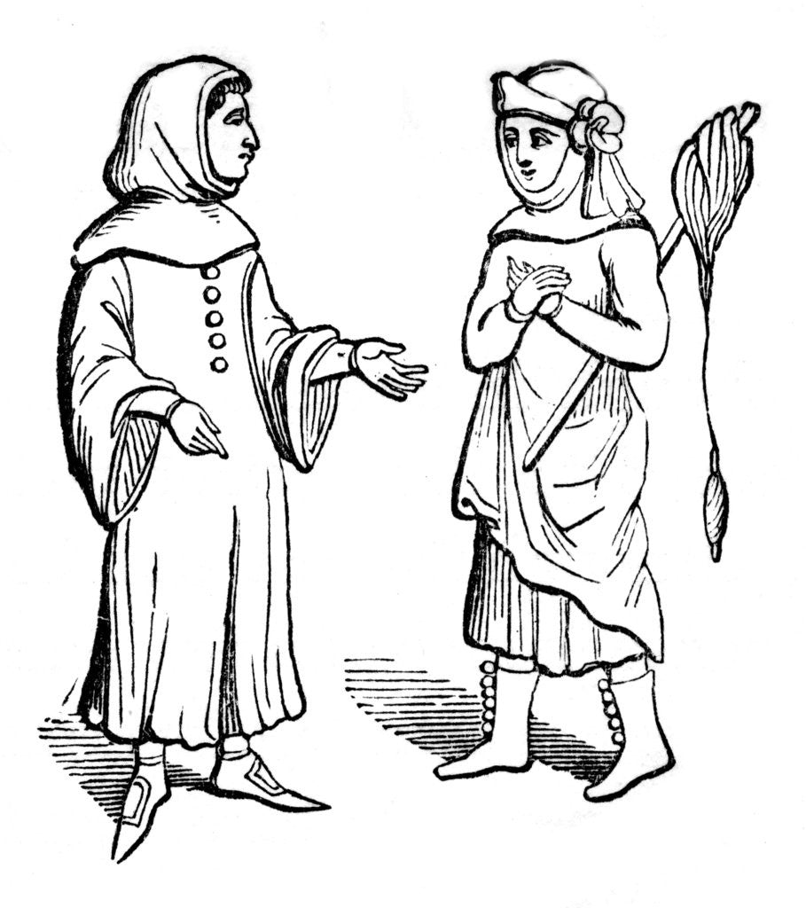 Detail of Costume of the commonality by Anonymous