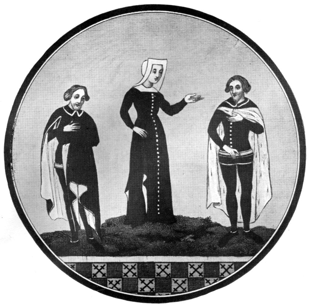 Detail of Mourning habits by Anonymous