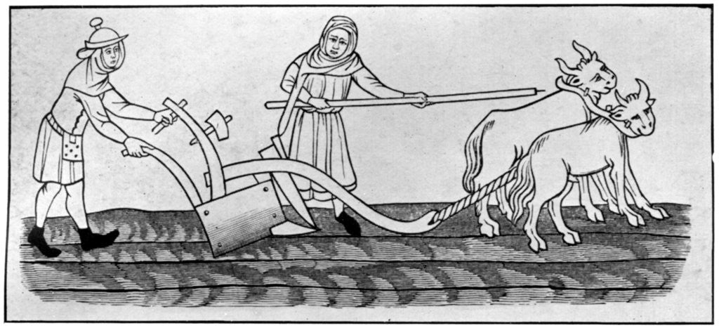 Detail of Ploughing by Anonymous