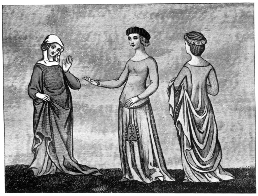 Detail of Women's dress by Anonymous