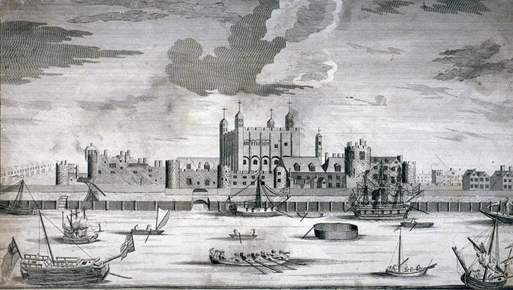Detail of Tower of London by Anonymous