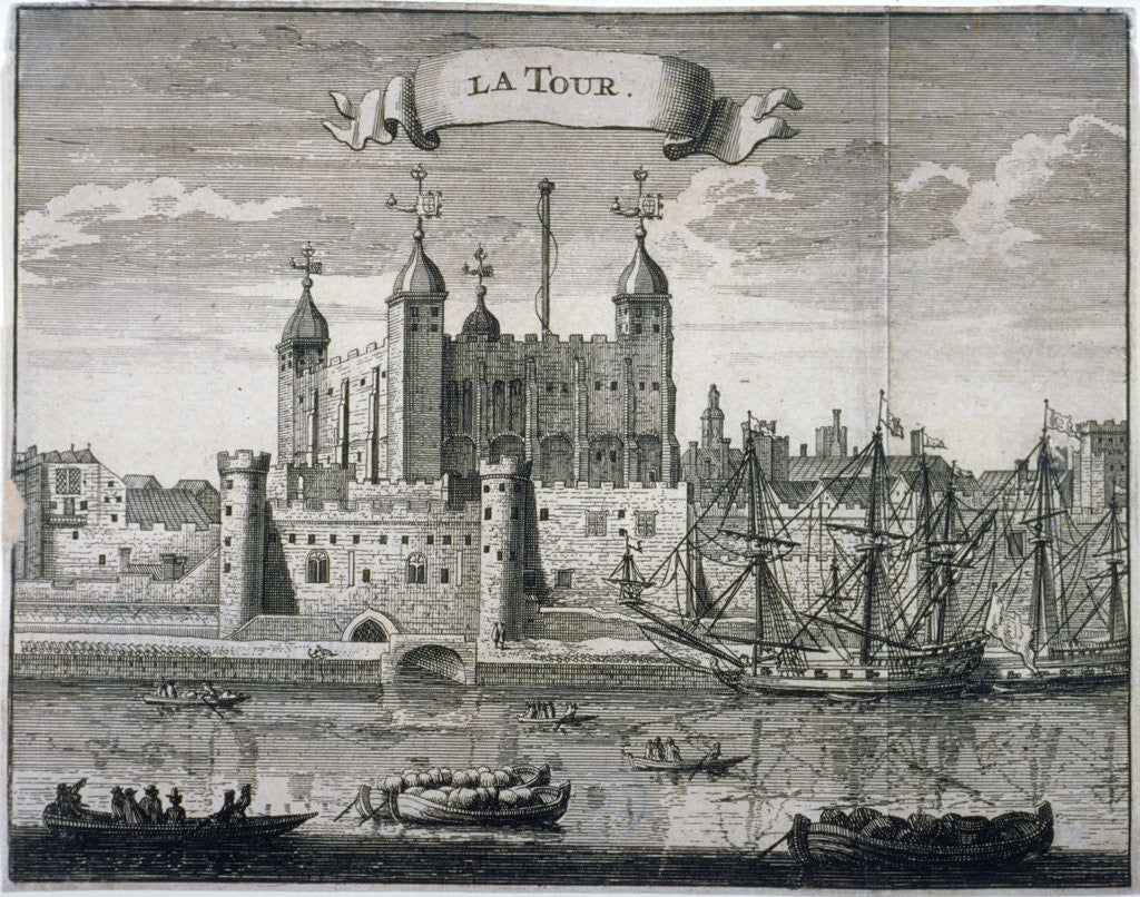 Detail of Tower of London, c1699(?) by Anonymous
