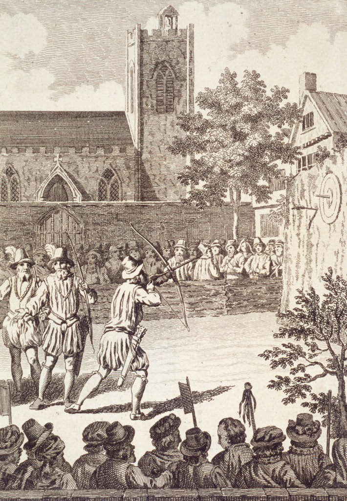 Detail of Finsbury Fields, London by Anonymous