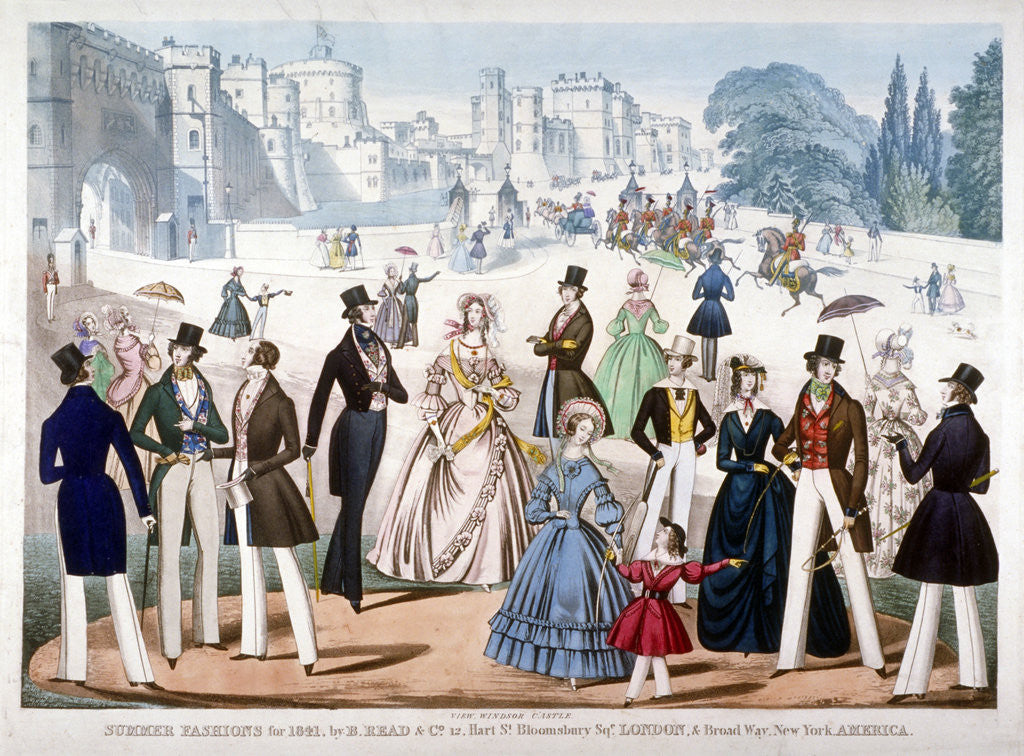 Detail of Summer Fashions for 1841 by Anonymous