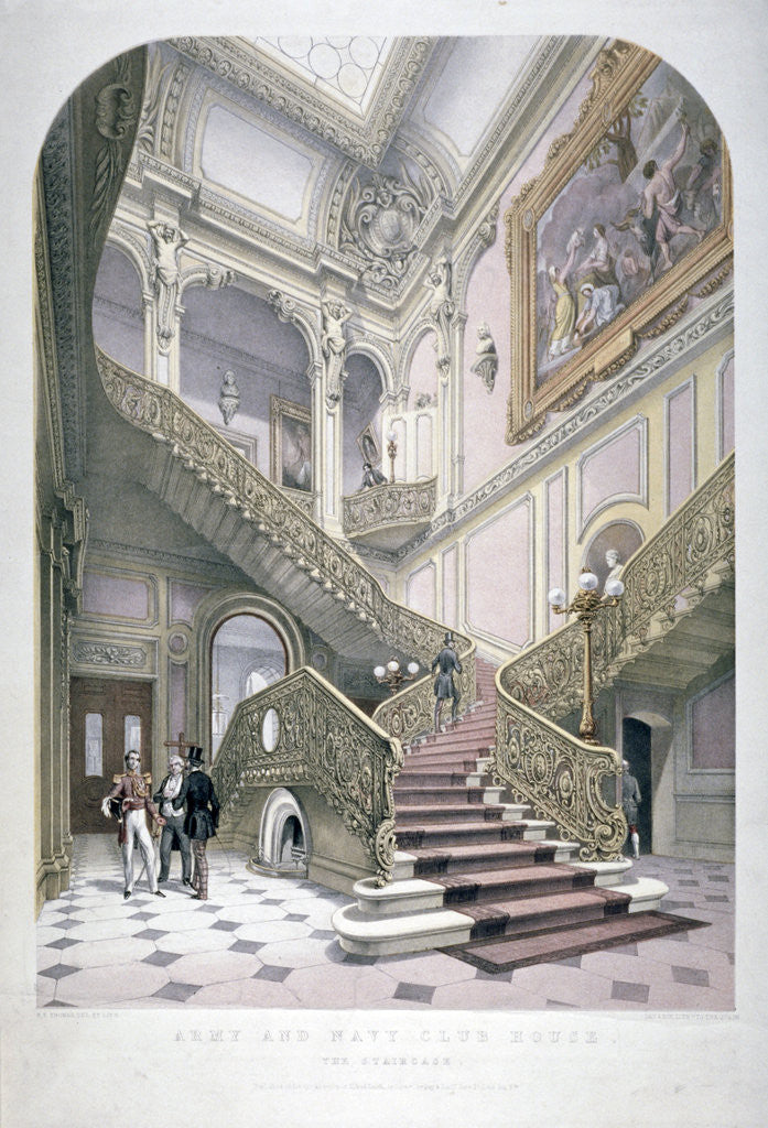 Detail of The Army and Navy Club, Pall Mall, Westminster, London by Robert Kent Thomas