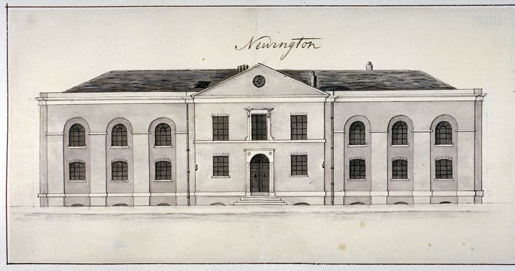 Detail of Elevation of the Sessions House on Newington Causeway, Southwark, London by Anonymous