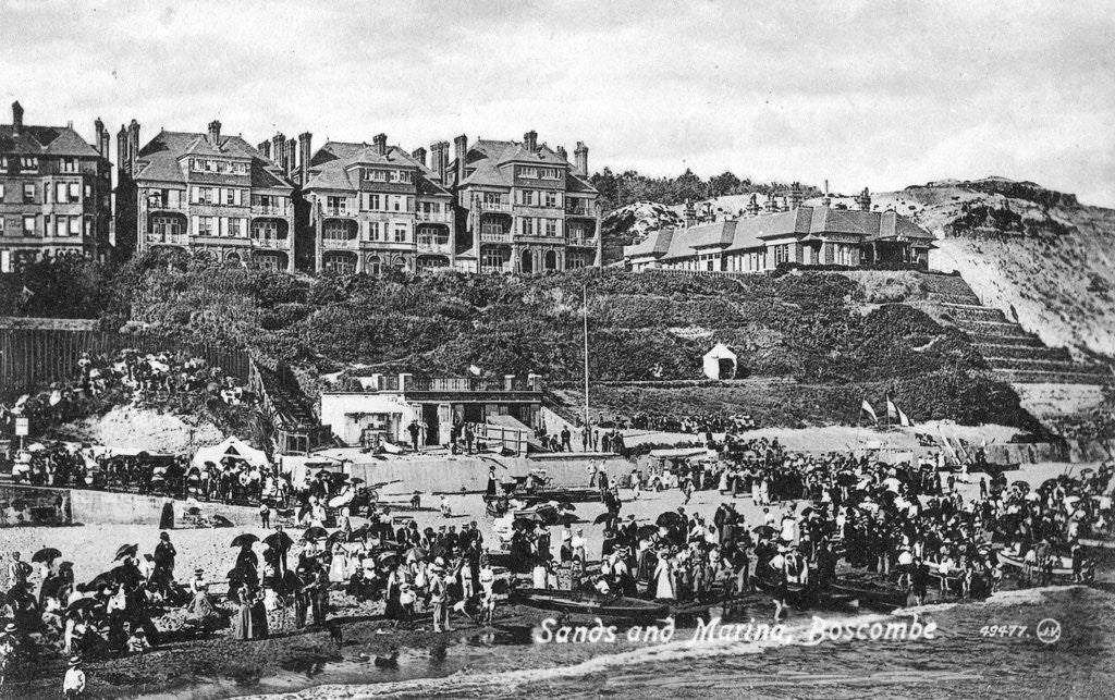 Detail of Sands and marina, Boscombe, Bournemouth, Dorset by Anonymous