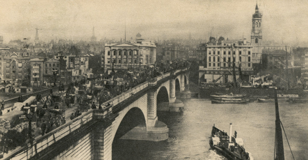 Detail of London Bridge by Anonymous