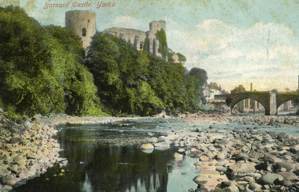 Detail of Barnard Castle, Durham by Anonymous