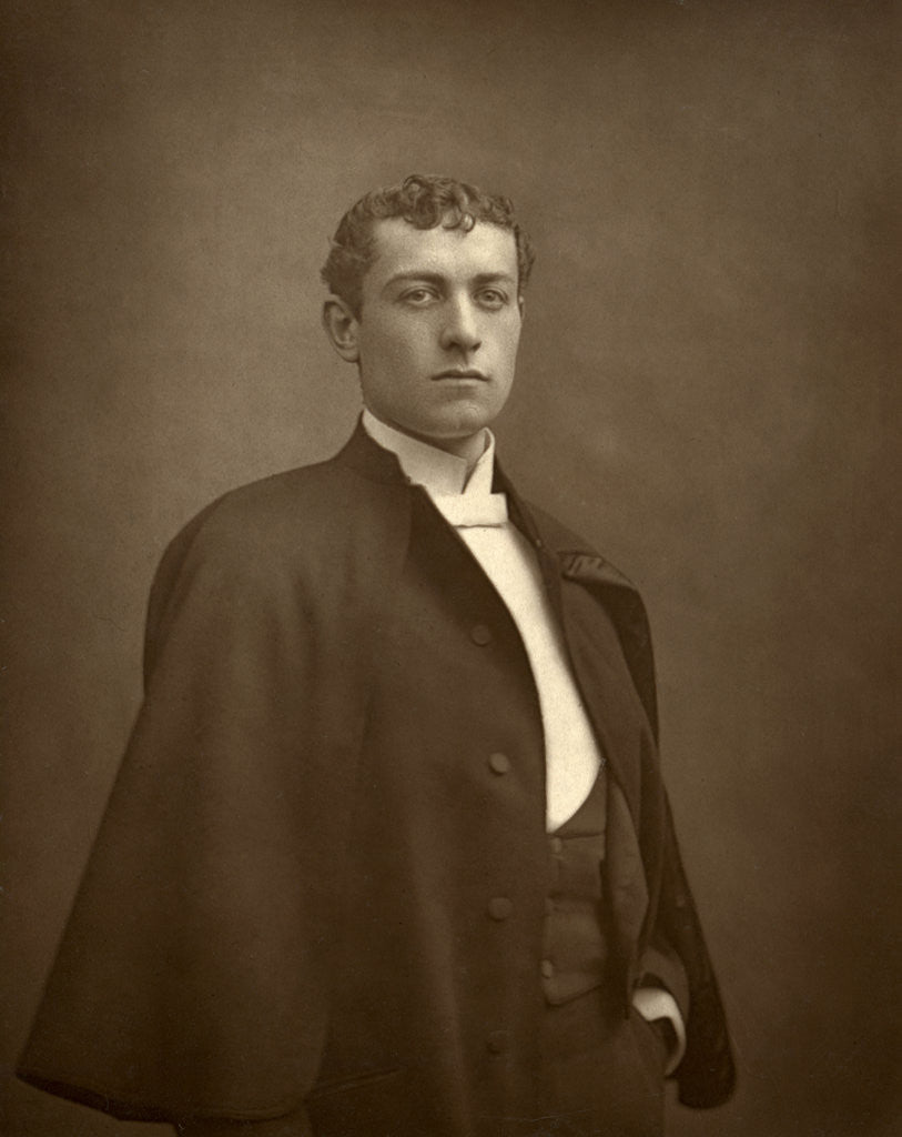 Detail of Lewis Waller, British actor by Ernest Barraud