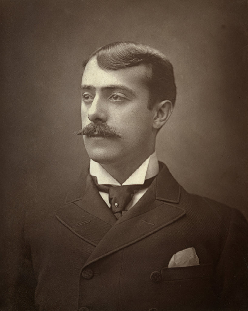 Detail of Laurence Cautley, British actor by Ernest Barraud