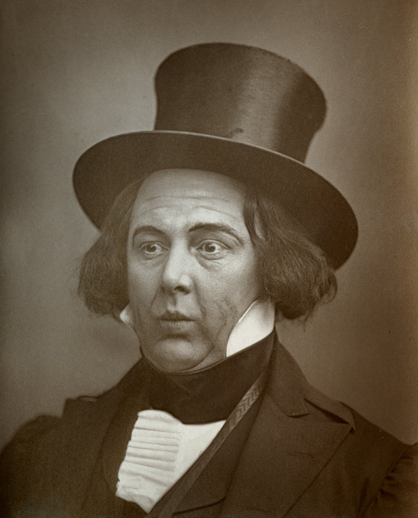 Detail of Rutland Barrington, British actor by Ernest Barraud