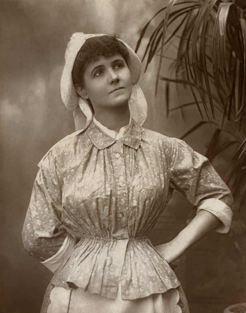 Detail of Agnes Hewitt, British actress by HS Mandelssohn