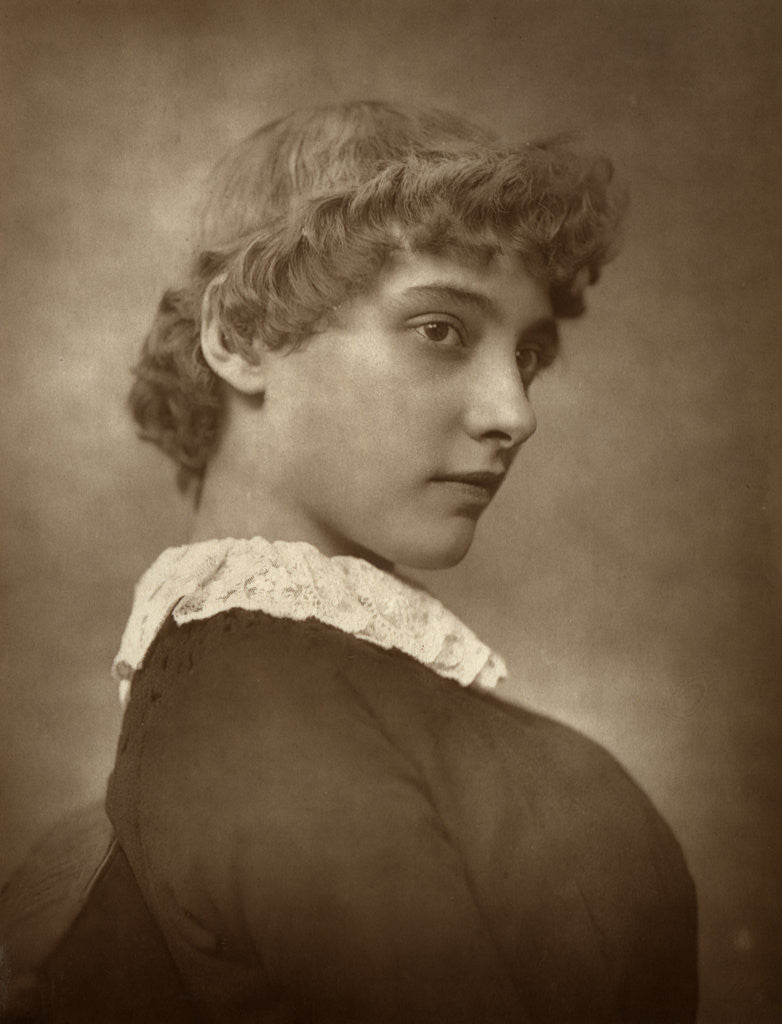 Detail of Marie Linden, actress by St James's Photographic Co