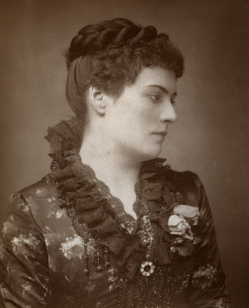 Detail of Sophie Eyre, British actress by St James's Photographic Co