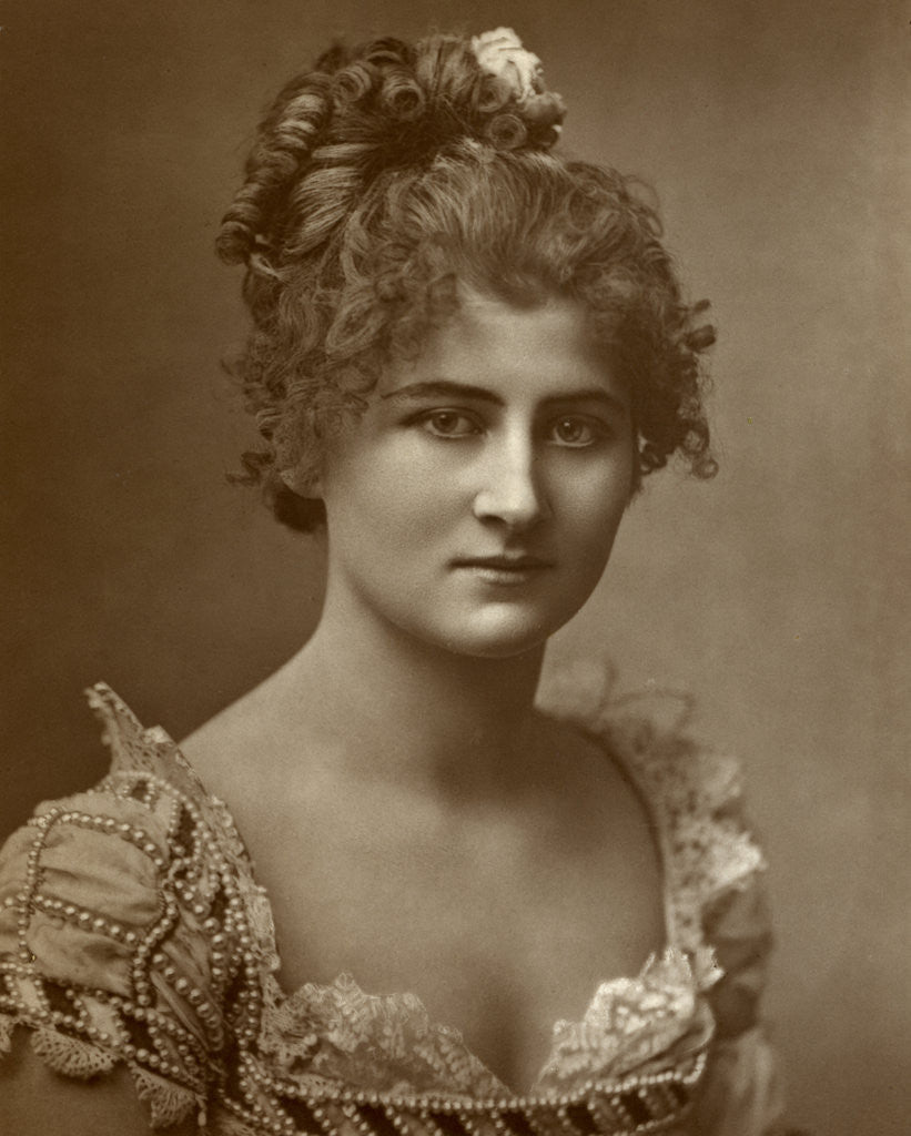 Detail of Mary Anderson, American actress by Anonymous