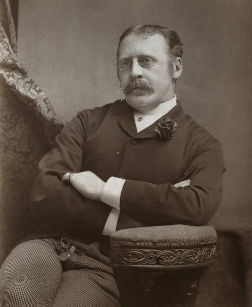 Detail of Clement Scott, British theatre critic, playwright and travel writer by Martin & Sallnow