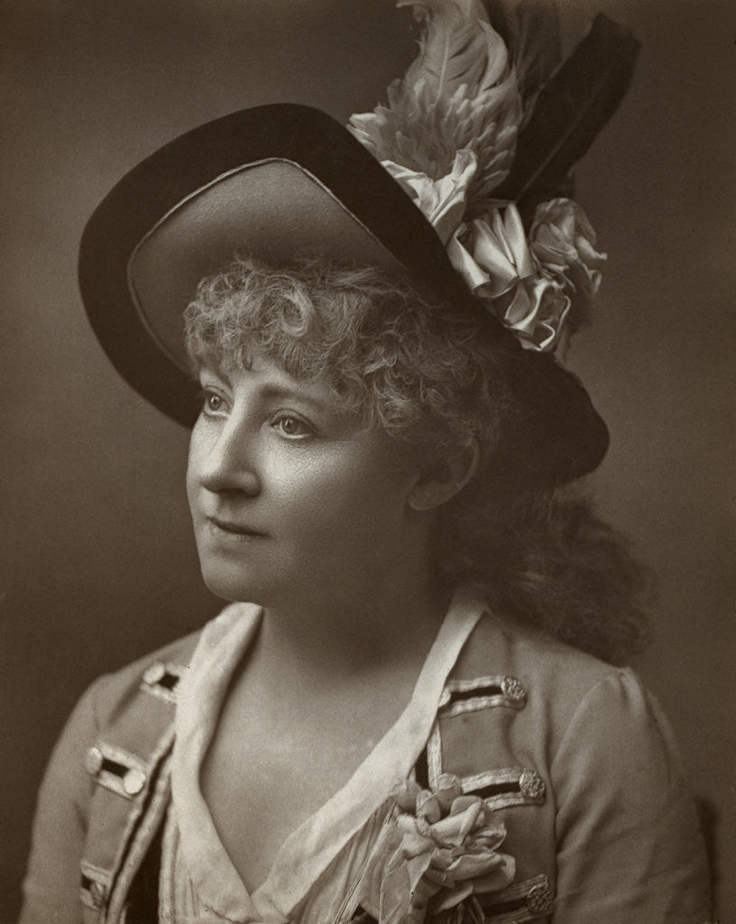 Detail of Lydia Thompson, British dancer, actress and theatrical producer by Barraud