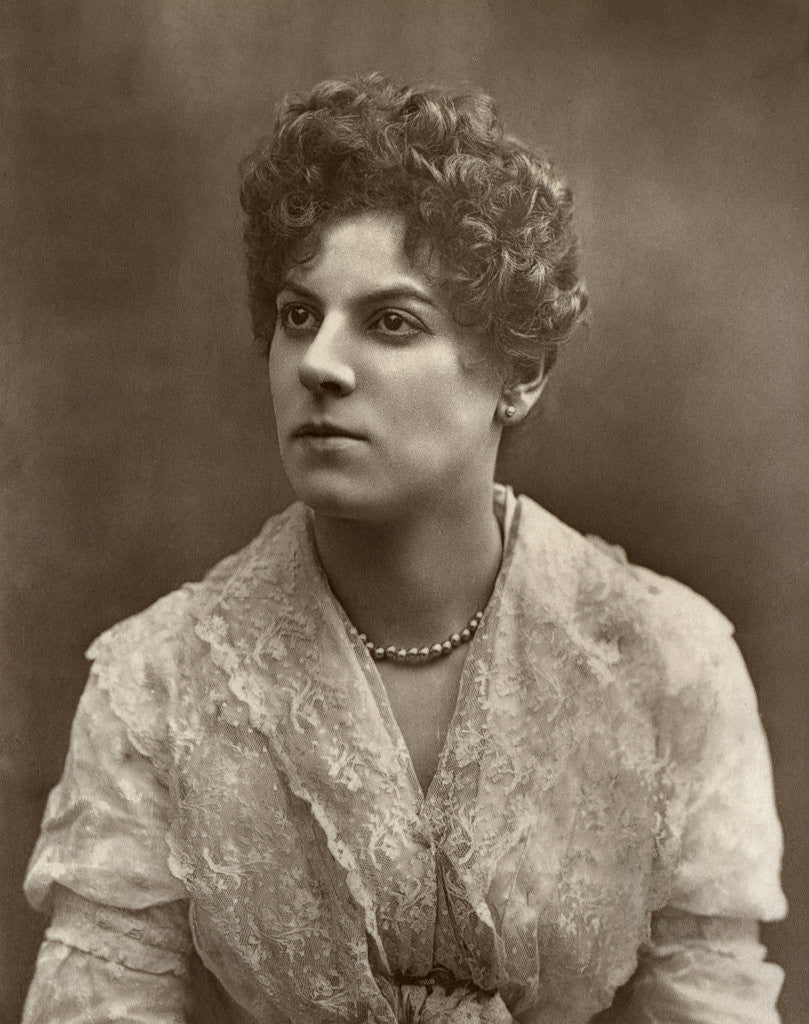 Detail of British actress Miss Jessie Millward in 'The Harbour Lights' by Barraud