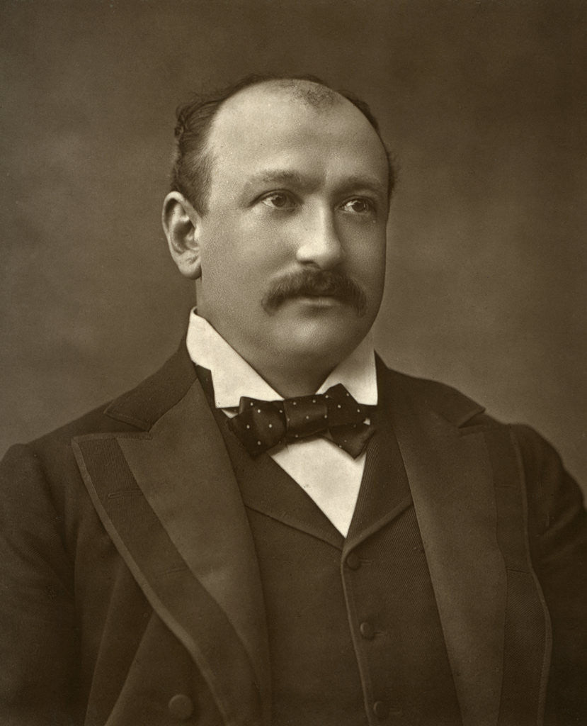 Detail of British actor Augustus Harris in 'Human Nature' by Barraud