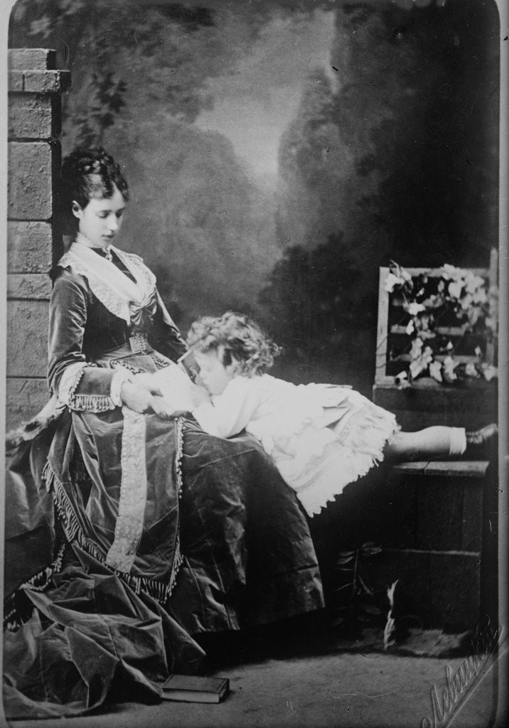 Detail of Tsar Nicholas II of Russia as child, c1871 by Sergei Levitsky