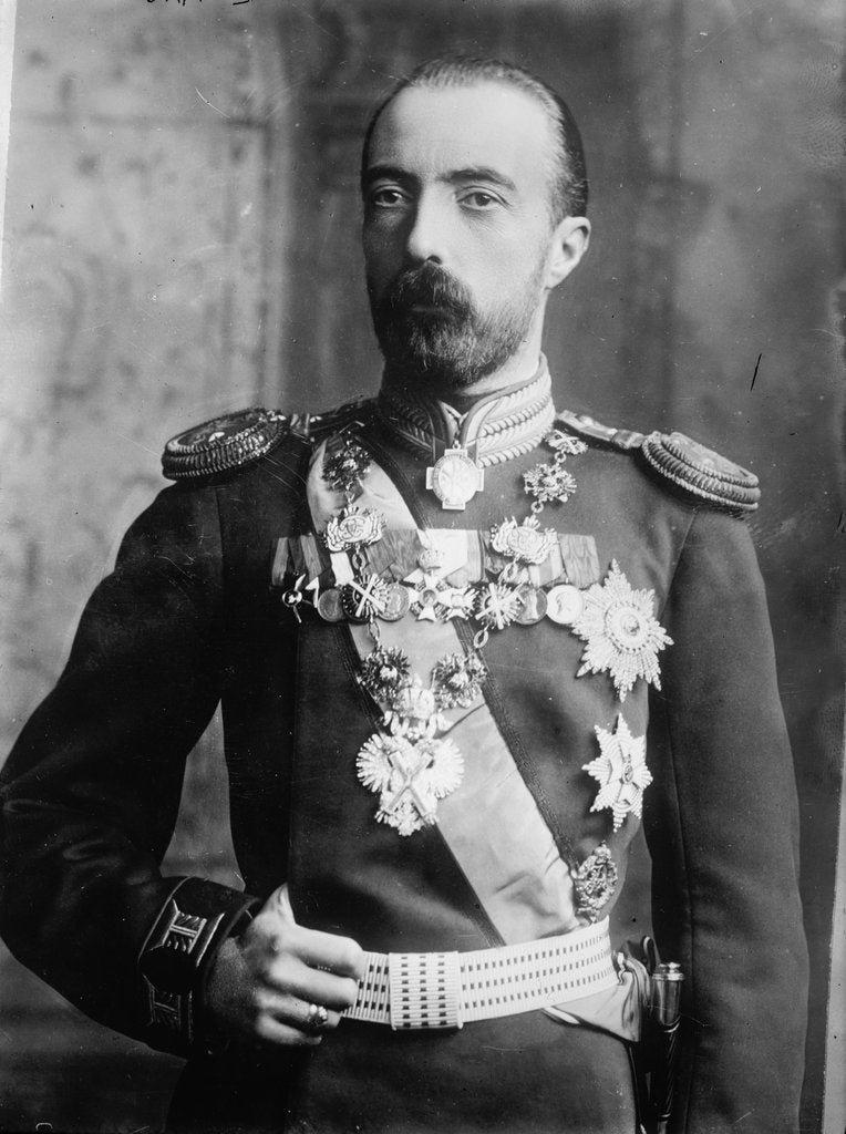 Detail of Grand Duke Michael Alexandrovich of Russia, 1912 by Anonymous