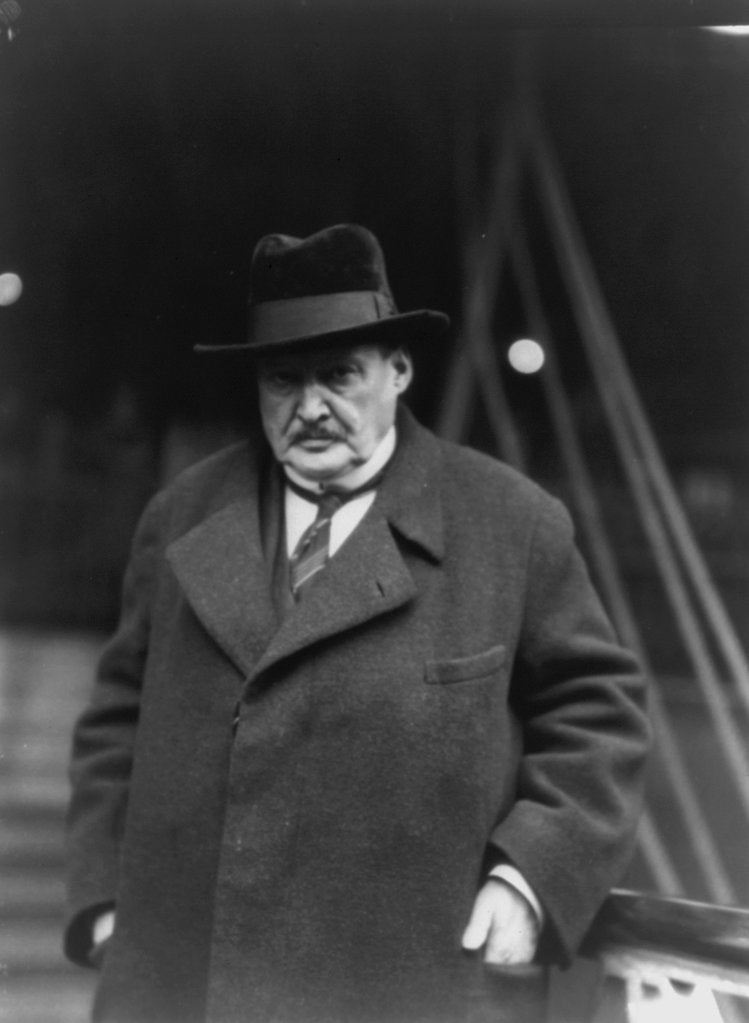 Detail of Alexander Konstantinovich Glazunov, Russian composer, teacher and conductor, 1929 by Anonymous