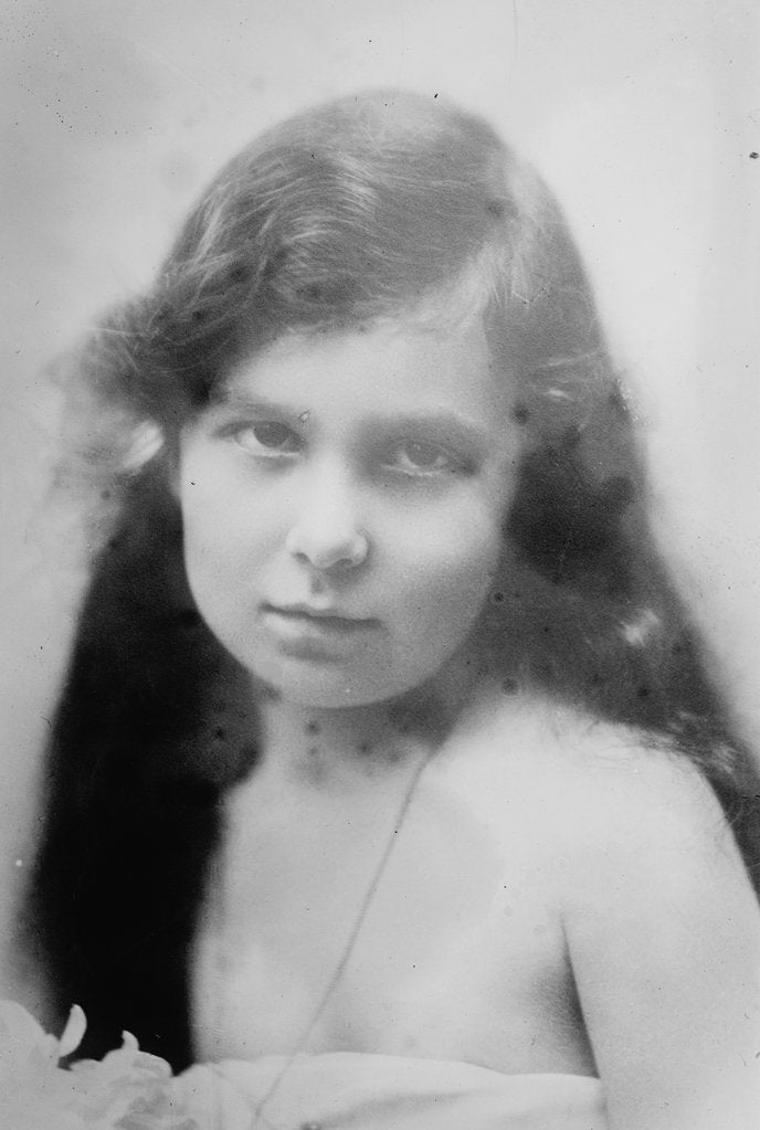 Detail of Grand Duchess Maria Kirillovna of Russia as a child, 1910s by Anonymous