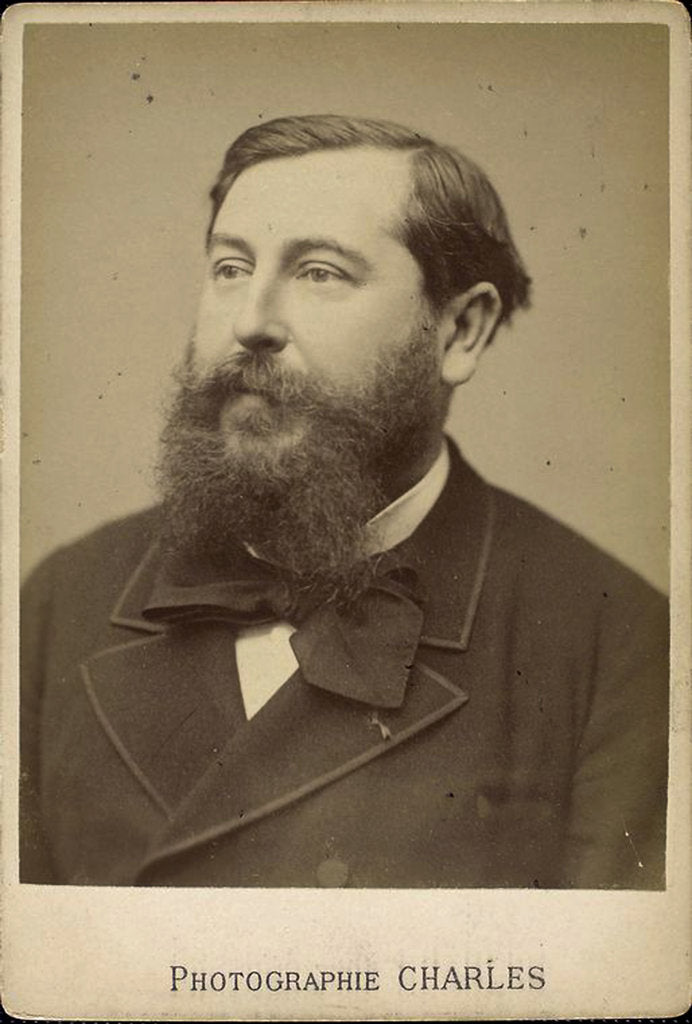 Detail of Léo Delibes, French composer, 19th century by Charles