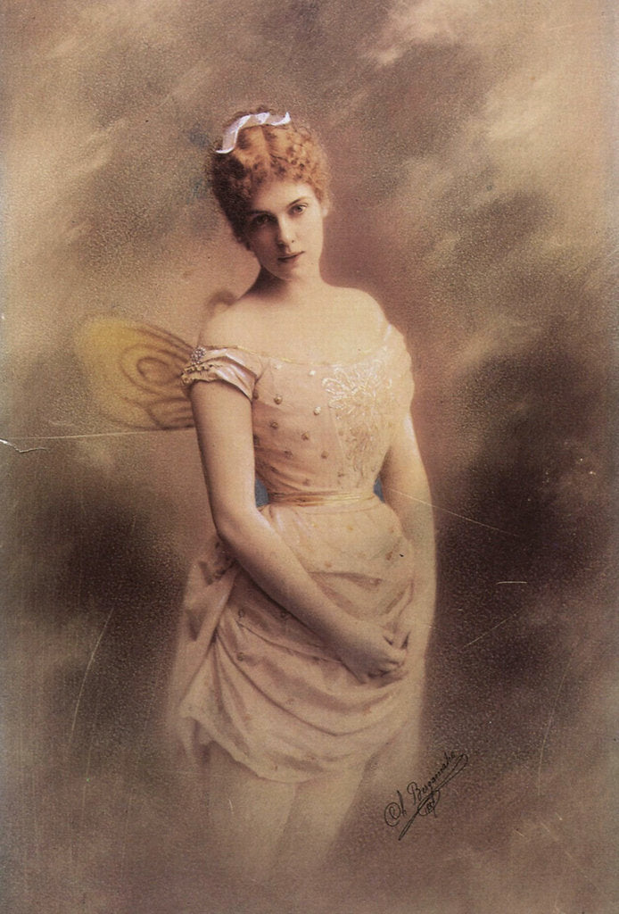 Detail of Marie Mariusovna Petipa, Russian ballet dancer, 1887 by Charles Bergamasco