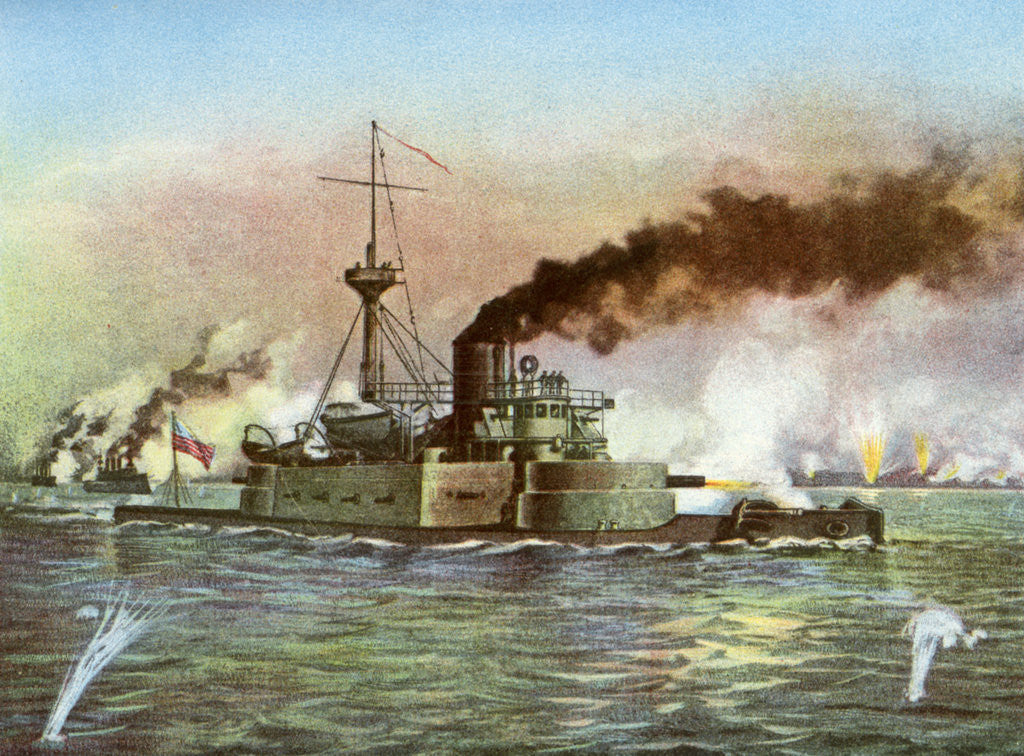 Detail of The 'Puritan' at Matanzas by Anonymous