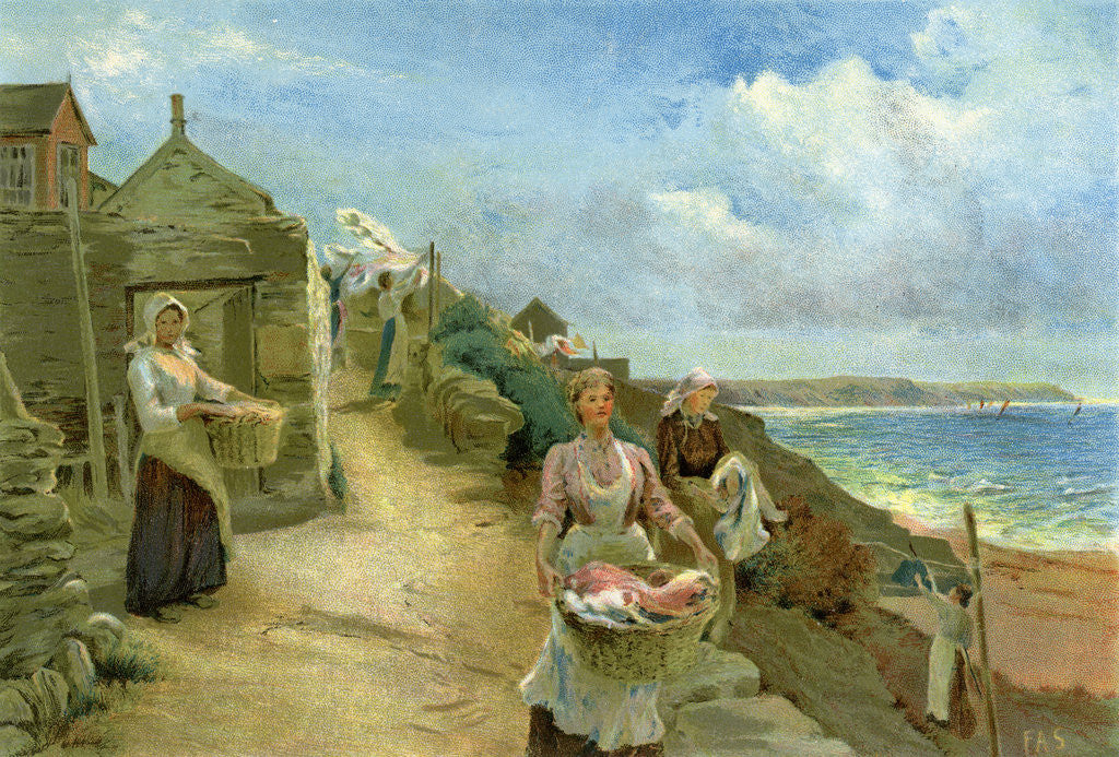 Detail of Washing Day by Alf Cooke