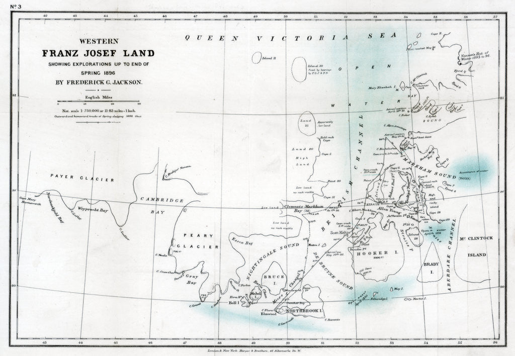 Detail of Western Franz Josef Land by Anonymous
