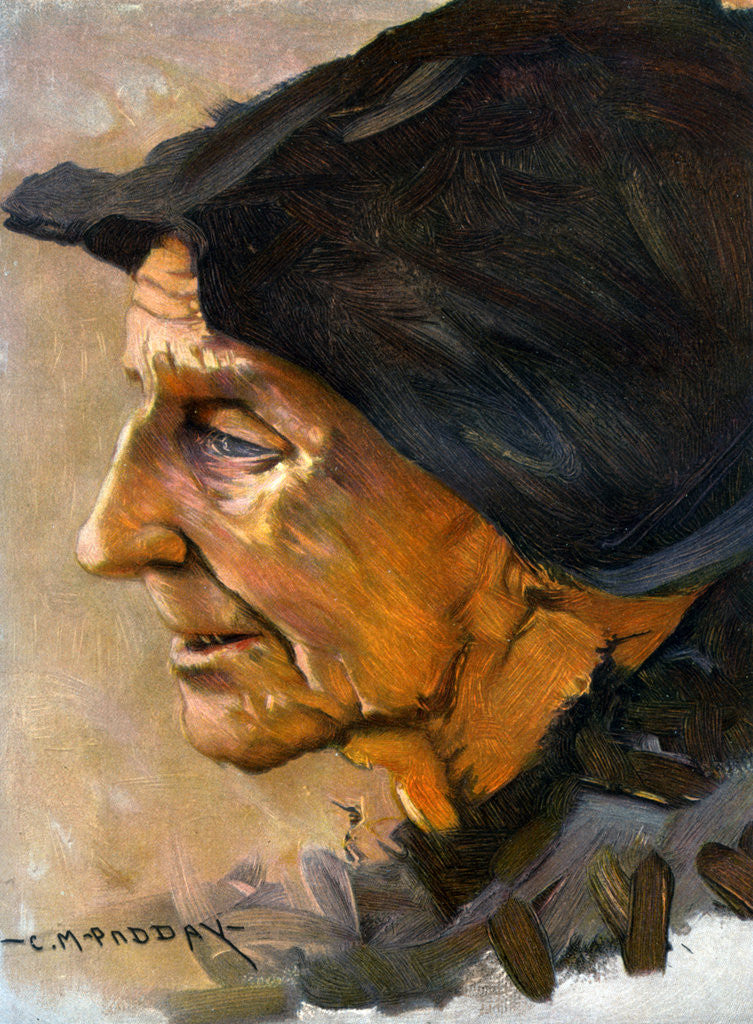 Detail of Study of a Head by Charles Padday