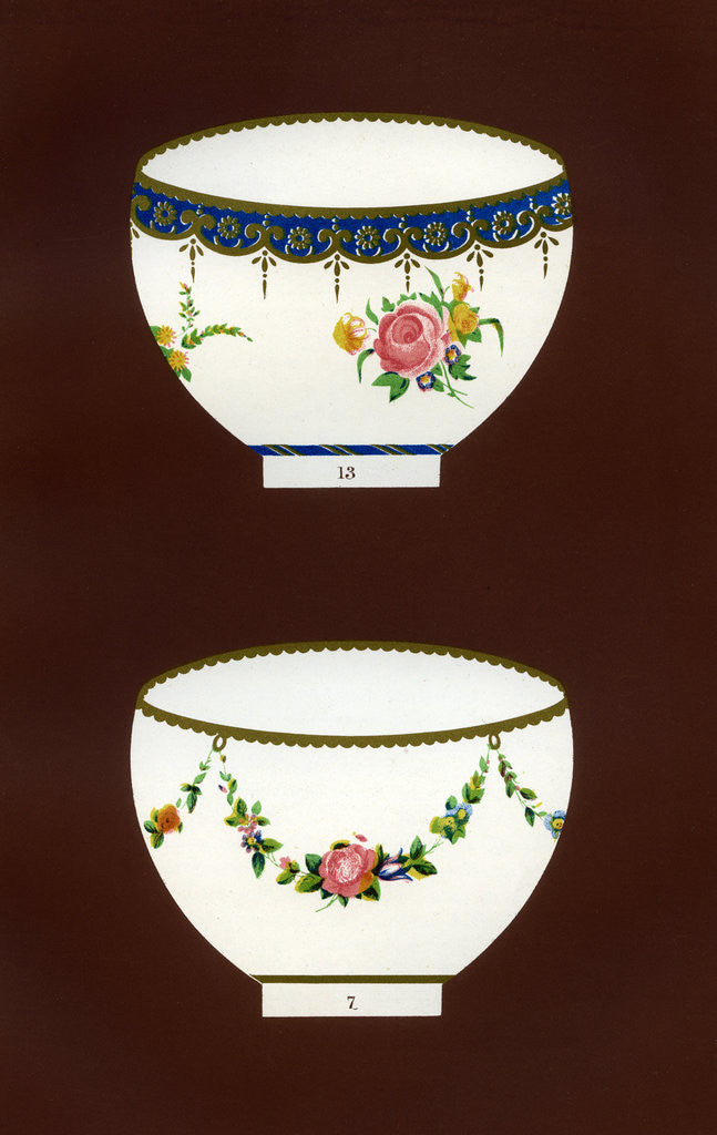 Detail of Derby patterns by Hall & England