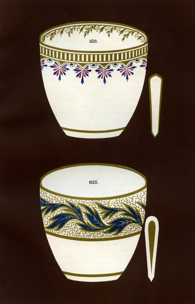 Detail of Derby patterns by Hall & England