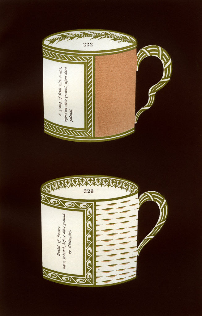 Detail of Derby patterns by Hall & England