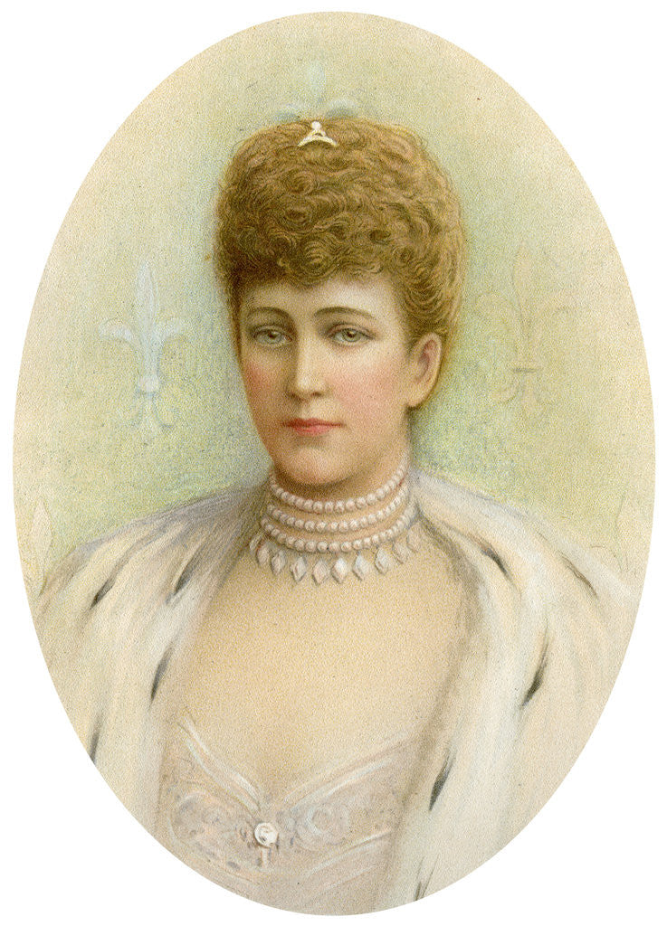 Detail of Alexandra, Queen Consort of King Edward VII of the United Kingdom by Anonymous