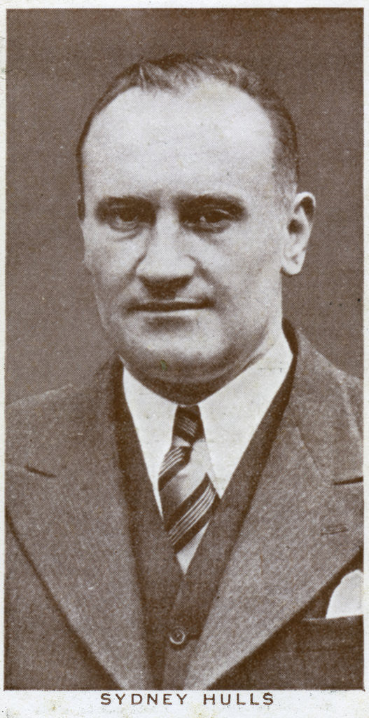 Detail of Sydney Hulls, British boxing promoter by Anonymous