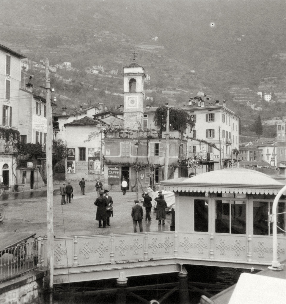 Detail of View of Moltrasio on the shore of Lake Como, Italy by Anonymous