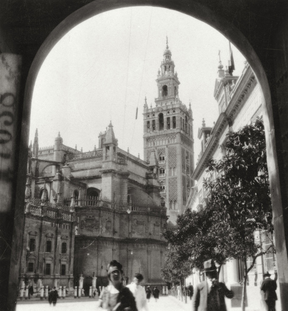 Detail of Seville Cathedral, Spain by Anonymous