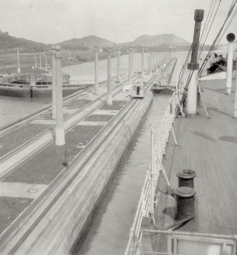 Detail of SS 'Orbita', Panama Canal, Panama by J Dearden Holmes