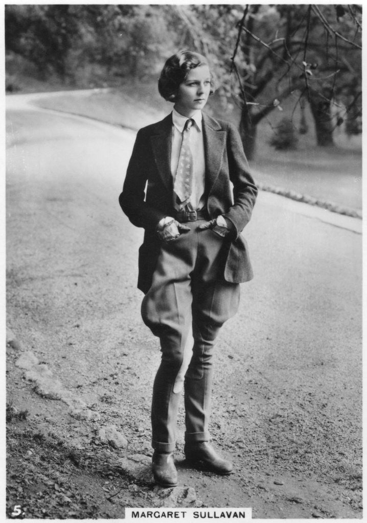 Detail of Margaret Sullavan, American stage and film actress by Anonymous