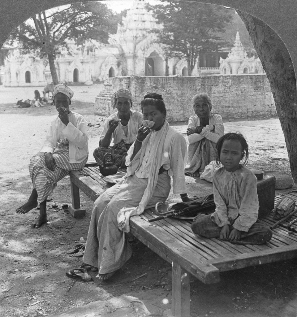 Detail of A social drink of coffee, Mandalay, Burma by Stereo Travel Co