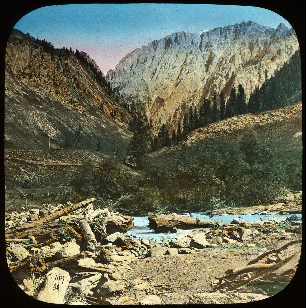 Detail of View between Sonamarg and Baltal, Kashmir, India by Anonymous